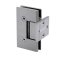 FHC Glendale Pony Wall Mount Glass Hinge for Shower Door Brushed Nickel Finished