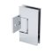 FHC Glendale Pony Wall Mount Glass Hinge for Shower Door Polished Chrome (US26) Finished