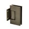 FHC Glendale Series Wall Mount Hinge for Shower Doors, Satin Bronze (US10) Finished