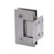 FHC Glendale Series Wall Mount Hinge for Shower Doors- Rear, Satin Nickel (US15) Finished 