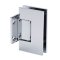 FHC Glendale Square Positive Close Wall Mount Hinge for Shower Doors, Polished Chrome (US26) Finished