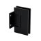FHC Glendale Adjustable Square Wall Mount Hinge for Shower Doors, Matte Black (BLK) Fnished