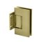 FHC Glendale Series Wall Mount Hinge for Shower Doors, Satin Brass (US4) Finished