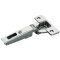 Salice Concealed Hinge, 200 Series, 110° Opening Angle, Dowel, 1/2" Overlay, Self-close