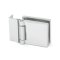 FHC L-Mount Universal Hinge for Shower Doors,  Polished Chrome (US26) Finished