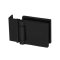 FHC L-Mount Universal Hinge for Shower Doors, Matte Black (BLK) FInished