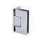 FHC Jr Glendale Positive Wall Mount Glass Hinge for Shower Doors, Polished Chrome (US26) Finished