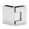 FHC Jr Glendale 135 Degree Glass-To-Glass Hinge for Shower Doors - 1/4" Tempered Glass, Polished Chrome (US26) Finshed