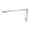 FHC Modern Commercial Ladder Pull/Towel Bar Combo - 8" X 18" CTC, Polished Chrome (US26) Finished