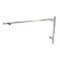 FHC Modern Commercial Ladder Pull/Towel Bar Combo - 8" X 18" CTC, Polished Nickel (US14) Finished