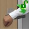 Restroom UP LoK Ultimate Privacy Lock - unlocking action