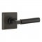 Emtek EM7111BR Bryce Lever on #6 Rosette Medium Bronze
