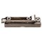 Salice Concealed Hinge, Clip Mounting Plate for Lapis Hinge, Pre-installed 7.5mm Euro Screws, 6mm Height, Titanium Finish