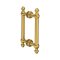 FHC Noble Series 8" Back-To-Back Shower Door Handles, Satin Brass (US4) Finished