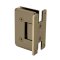 FHC Pasadena HD Wall Mount Hinge for Shower Doors - Full Back Plate- Rear, Satin Bronze (US10) Finished