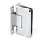 FHC Pasadena HD Wall Mount Hinge for Shower Doors - Full Back Plate, Polished Chrome (US26) Finished