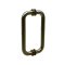 FHC 8" Center-To-Center Tubular Shower Door Handles, Satin Bronze (US10) Finished