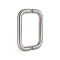 FHC 6" Center-To-Center Tubular No Washers Back To Back Shower Door Handles, Satin Nickel (US15) Finished