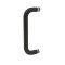 FHC 8" Single Sided Tubular Pull No Metal Washers Shower Door Handles, Matte Black (BLK) Finished