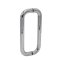 FHC 8" Center-To-Center Tubular No Washers Back To Back Shower Door Handles,  Polished Chrome (US26) Finished