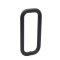 FHC 8" Center-To-Center Tubular No Washers Back To Back Shower Door Handles, Matte Black (BLK) Finished