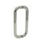 FHC 8" Center-To-Center Tubular No Washers Back To Back Shower Door Handles, Polished Nickel (US14) Finished