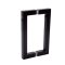 FHC 6" Center-To-Center Square Shower Door Handles, Oil Rubbed Bronze (US10B) Finished