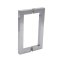 FHC 6" Center-To-Center Square Shower Door Handles, Satin Nickel (US15) Finished
