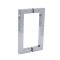 FHC 6" Center-To-Center Square Shower Door Handles, Polished Chrome (US26) Finished