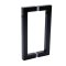 FHC 8" Center-To-Center Square Shower Door Handles, Oil Rubbed Bronze (US10B) Finished