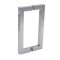 FHC 8" Center-To-Center Square Shower Door Handles, Satin Nickel (US15) finished