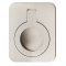 Hafele 155.01.571 Inset Ring Handle, Brushed Nickel