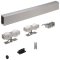 HAfele Hawa Junior 250/A, Sliding Door Hardware Set with 2 Track Stoppers