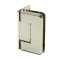 FHC Preston Series Wall Mount Hinge for Shower Doors - Offset Back Plate, Polished Nickel (US14) Finished