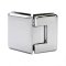 FHC Preston Beveled 5 Degree Positive Close Glass To Glass Hinge for Shower Doors - 135 Degree, Polished Chrome (US26) Finished