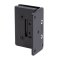 FHC Preston Adjustable Beveled Wall Mount Hinge for Shower Doors - Full Offset Back Plate- Rear, Matte Black (BLK) Finished