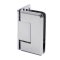 FHC Preston Adjustable Beveled Wall Mount Hinge for Shower Doors - Full Offset Back Plate, Polished Chrome (US26) Finished