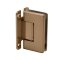 FHC Preston Series Wall Mount Hinge For Shower Doors - Full Back Plate, Satin Bronze (US10) Finished