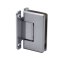 FHC Preston Series Wall Mount Hinge For Shower Doors - Full Back Plate, Polished Nickel (US14) Finished