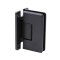 FHC Preston Beveled 5 Degree Positive Close Wall Mount Hinge for Shower Doors Full Back Plate, Oil-Rubbed Bronze (US10B) Finished