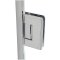 FHC Preston Jamb Mounted Hinge for Shower Doors Kit 78" Height, Polished Chrome (US26) Finished