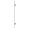 FHC Preston Jamb Mounted Hinge for Shower Doors Kit 78" Height (Side View), Polished Chrome (US26) Finished