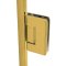 FHC Carolina Jamb Mounted Hinge for Shower Doors Kit 78" Height, Satin Brass (US4) Finished