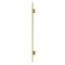FHC Carolina Jamb Mounted Hinge for Shower Doors Kit 78" Height (Side view), Satin Brass (US4) Finished