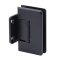 FHC Preston Beveled 5 Degree Positive Close Wall Mount Hinge for Shower Doors - Short Back Plate, Oil Rubbed Bronze (US10B) Finished