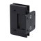 FHC Preston Beveled 5 Degree Positive Close Wall Mount Hinge for Shower Doors - Short Back Plate- Rear, Matte Black (BLK) Finished