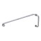FHC Round Profile 6" Pull Handle And 24" Towel Bar Combo With Metal Washers, Satin Nickel (US15) Finished