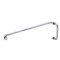 FHC Round Profile 6" Pull Handle And 24" Towel Bar Combo With Metal Washers, Polished Chrome (US26) Finished