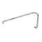 FHC 6" Pull Handle 18" Towel Bar Combo No Washers, Polished Chrome (US26) Finished