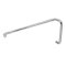 FHC 6" Pull Handle 24" Towel Bar Combo No Washers, Polished Chrome (US26) Finished